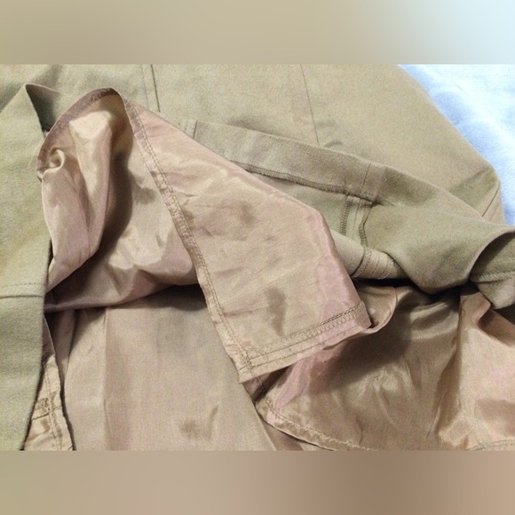 Red Valentino Wool Midi Tan Skirt Size 46 - Picture 5 of 10